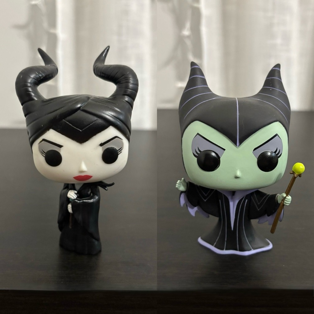 Set of 2 Funko Pop, Maleficent